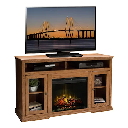 59" TV Console with Electric Fireplace